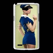Coque LG L80 Hôtesse de l'air sexy