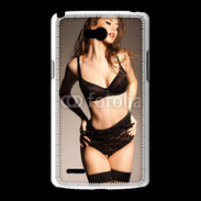 Coque LG L80 Femme sexy en lingerie noire