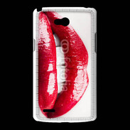 Coque LG L80 Bouche sexy gloss rouge