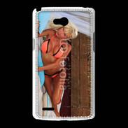 Coque LG L80 Femme sexy lounge