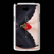 Coque LG L80 soutien gorge avec une fraise