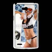 Coque LG L80 Charme et snowboard