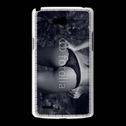 Coque LG L80 Belle fesse en noir et blanc 15