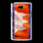 Coque LG L80 Drapeau Cambodge