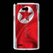 Coque LG L80 Drapeau Corée du Nord