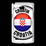 Coque LG L80 Logo Croatie
