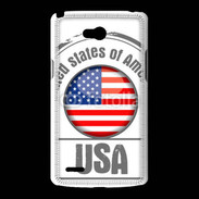 Coque LG L80 Logo USA