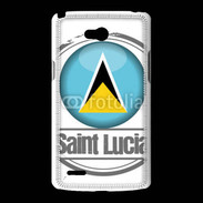 Coque LG L80 Logo Saint Lucie