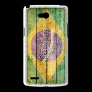 Coque LG L80 Drapeau Brésil Grunge 510