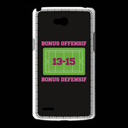 Coque LG L80 Bonus Offensif-Défensif Noir