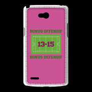 Coque LG L80 Bonus Offensif-Défensif Rose