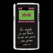 Coque LG L80 Les potes Bonus offensif-défensif Noir