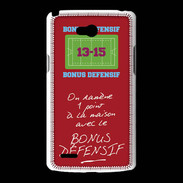 Coque LG L80 1 point bonus offensif-défensif Rouge