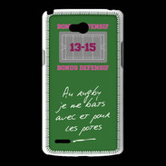 Coque LG L80 Les potes Bonus offensif-défensif Vert