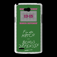 Coque LG L80 Fin de match Bonus offensif-défensif Vert