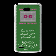 Coque LG L80 Obtenir le Bonus offensif-défensif Vert