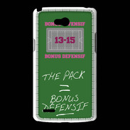 Coque LG L80 The pack Bonus offensif-défensif Vert