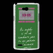 Coque LG L80 Le combat Bonus offensif-défensif Vert
