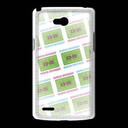 Coque LG L80 Dégradé Bonus Offensif-défensif Blanc