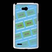 Coque LG L80 Dégradé Bonus Offensif-défensif Bleu