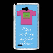 Coque LG L80 Bonus offensif-Défensif Adjoint terrain Bleu