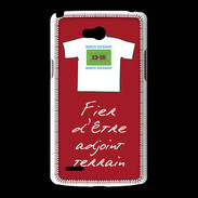 Coque LG L80 Bonus offensif-Défensif Adjoint terrain Rouge