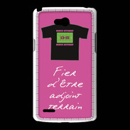 Coque LG L80 Bonus offensif-Défensif Adjoint terrain Rose 2
