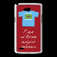Coque LG L80 Bonus offensif-Défensif Adjoint terrain Rouge 2