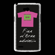 Coque LG L80 Médecin Bonus offensif-défensif Noir