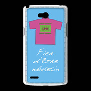 Coque LG L80 Médecin Bonus offensif-défensif Bleu