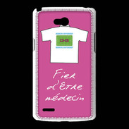 Coque LG L80 Médecin Bonus offensif-défensif Rose