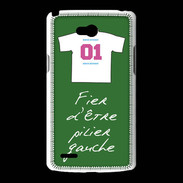 Coque LG L80 Pilier gauche Bonus offensif-défensif Vert