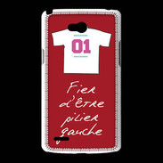 Coque LG L80 Pilier gauche Bonus offensif-défensif Rouge