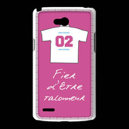 Coque LG L80 Talonneur Bonus offensif-défensif Rose