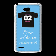 Coque LG L80 Talonneur Bonus offensif-défensif Bleu 2