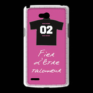 Coque LG L80 Talonneur Bonus offensif-défensif Rose 2