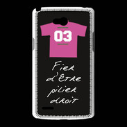 Coque LG L80 Pilier droit Bonus offensif-défensif Noir