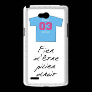 Coque LG L80 Pilier droit Bonus offensif-défensif Blanc 2