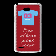 Coque LG L80 Pilier droit Bonus offensif-défensif Rouge 2