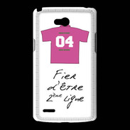 Coque LG L80 Deuxième ligne G Bonus offensif Blanc