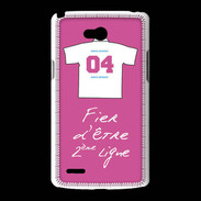Coque LG L80 Deuxième ligne G Bonus offensif Rose