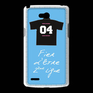 Coque LG L80 Deuxième ligne G Bonus offensif Bleu 2