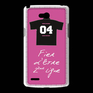 Coque LG L80 Deuxième ligne G Bonus offensif Rose 2
