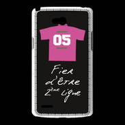 Coque LG L80 Deuxième ligne D Bonus offensif Noir