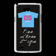 Coque LG L80 Deuxième ligne D Bonus offensif Noir 2