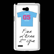Coque LG L80 Deuxième ligne D Bonus offensif Blanc 2
