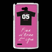Coque LG L80 Deuxième ligne D Bonus offensif Rose 2