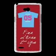 Coque LG L80 Deuxième ligne D Bonus offensif Rouge 2