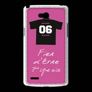 Coque LG L80 Troisième ligne G Bonus offensif-défensif Rose 2