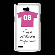 Coque LG L80 Troisième ligne centre Bonus offensif-défensif Blanc